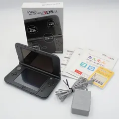 任天堂 ニンテンドー New Nintendo 3DS LL ブラック RED-001 WAP-002充電器付き 初期化済み 動作確認済み#15110