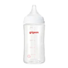 ピジョン 母乳実感 哺乳びん 240ml 3ヵ月頃~ 早く冷める耐熱ガラス製 キズがつきにくく衛生的