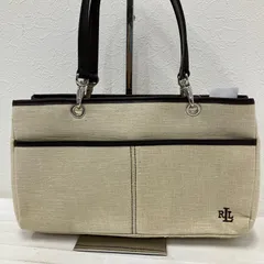 6063　LAUREN RALPH LAUREN　LRL　ローレンラルフローレン　ラルフローレン　ハンドバッグ　トートバッグ　レディース　RLL　上品　シンプル