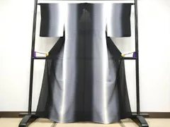 平和屋着物■極上　夏物　小紋　菱紋紗　暈し染め　京都きもの友禅扱い　逸品　CYAA3944s5
