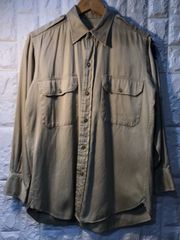 と*ー様 30~40s 大戦初期 レーヨンギャバジン シャツ 襤褸 THE GL