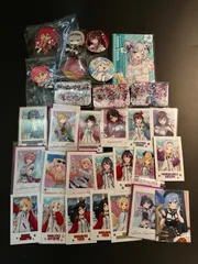 ホロライブ　hololive 缶バッジ　ラバーストラップ　アクリルキーホルダー　チェキ風カード　雪花ラミィ　湊星街すいせい　AZKi 　ときのそら　さくらみこ　紫咲シオン  大神ミオ　 白銀ノエル 宝鐘マリン 兎田ぺこら 約30点まとめ売り