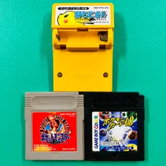 【３点セット】ゲームボーイカラー ポケモンピンボール ゲームボーイ ポケットモンスター赤 ゲームボーイカラー ポケモンカード GB