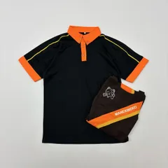 未使用 カラオケ まねきねこ ポロシャツ & エプロン セット カラオケまねきねこ サイズ L 711-0005