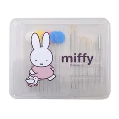 【メール便】ミッフィー 手芸用品 ニードルセット プラケース ディックブルーナ ミササ 縫い針 針 手縫い針 絵本キャラクター グッズ 