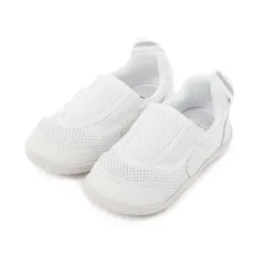 WJ89 【未使用品】 SCHOOL｜IFME 息するソール上履きスリッポンタイプ ホワイト 17.0cm 4522552316560