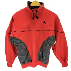 ナイキ NIKE 90s 銀タグ ジャンプマン刺繍ハーフジップスウェットプルオーバー  メンズ JPN：S 