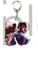 黒死牟 鬼滅の刃 トレーディングイニシャルキーホルダー B グッズ アクリルキーホルダー キーホルダー アクキー