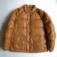 【ビッグサイズ】WIND ARMOR【レザー ダウンジャケット】3L ブラウン ウインドアーマー 25110309