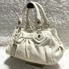 MARC BY MARC JACOBS ハンドバッグ  ミニボストンバッグ アーカイブ y2k 00s レザー ホワイト系