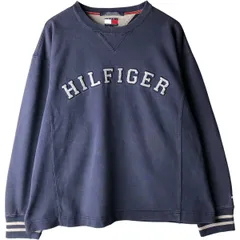 古着 90年代~ トミーヒルフィガー TOMMY HILFIGER ロゴスウェットシャツ トレーナー メンズL相当 ヴィンテージ/eaa600401