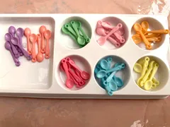 ミニチュアかん付きスプーン　8色セット