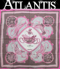 エルメス HERMES カレ90 NEW SPRINGS ニュースプリング 大判スカーフ シルク100％ 【72237】