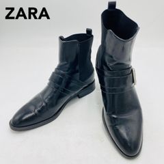 Zara (ザラ) レーザー ベルト トラックソール ロング ブーツ(23㎝) Zara ザラ レーザー ベルト トラックソール ロング ブーツ - メルカリ