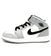 2025年最新】ナイキ エア ジョーダン1 ミッド ライトスモークグレーの