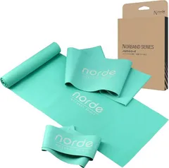 norde (ノルデ) 日本企業 トレーニングチューブ 日本人体格向け種類別3本セット理学療法士共同開発・プロトレーナー推薦チューブ 筋トレ リハビリ ストレッチバンド (ミント)