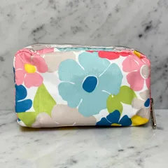 新品 未使用 LeSportsac レスポートサック ポーチ マルチカラー 花柄 フローラル
