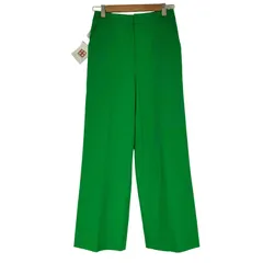 イネド INED センタープレス ワイドスラックス レディース  7