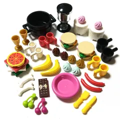 レゴ 正規品 中古 食べ物セット レゴブロック【管理番号：2415】