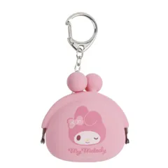 マイメロディ コインケース POCHI BABY ポチベビー フェイス サンリオ ピージーデザイン シリコンがまぐち 小銭入れ キーホルダー キャラクター グッズ 