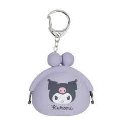 クロミ コインケース POCHI BABY ポチベビー フェイス サンリオ ピージーデザイン シリコンがまぐち 小銭入れ キーホルダー キャラクター グッズ 