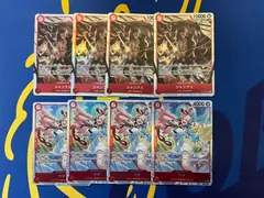 【ST23-001】ウタ SR 4枚＆シャンクスSR4枚セット / スタートデッキ / 赤 シャンクス / ワンピースカード / スターターデッキ / 6ウタ