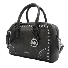 【新品】マイケルコース 35F5S7OS6Y BLACK (ブラック) バッグ ショルダーバッグ MICHAEL KORS THOMPSON スタッズ ミディアム サッチェル 2WAY 斜め掛け アウトレット レディース