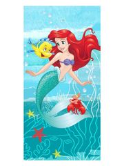디즈니 프린세스 리틀 머메이드 아리엘 비치 타월 목욕 타월 Disney Princess Beach Towel 대형 140cm x 70cm 면 100%