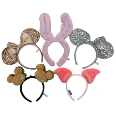 186001 現状品 Disney ディズニー カチューシャ 5点まとめ売り