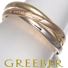 土日価格❗️【美品】Cartier トリニティリングスリーカラーXS #49 カルティエCartier トリニティスリーカラーXS＃49