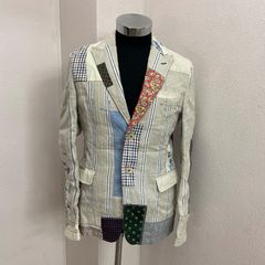 美品　ジュンヤワタナベマン　チェック柄 テーラードジャケット L 名作 JUNYA WATANABE MAN チェック テーラードジャケット - メルカリ
