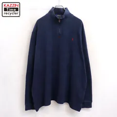 2020s RALPH LAUREN ハーフジップ ニットセーター メンズ 表記XLサイズ