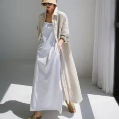 レディース カーディガン ワンピース ロング シャツワンピース 前開き ライトアウター 春 夏 羽織り 無地 大きいサイズ 体型カバー 日よけ対策 UVカット