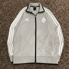 100必須アイテム アディダス レアルマドリード グレー ジャージ トラックジャージ