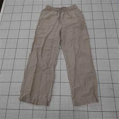 ◇ ⊂ 【無印良品】リネン100% イージーパンツ ベージュ系 Sサイズ メンズ E  【1510070005953】