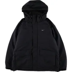 古着 00年代 ナイキ NIKE バックロゴ 中綿パーカー パファージャケット メンズL相当/eaa572582