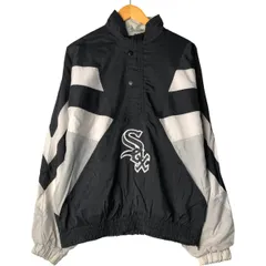 古着 スターター Starter MLB CHICAGO WHITESOX シカゴホワイトソックス ハーフジップ ナイロンプルオーバー メンズXL相当/eaa593696のサムネイル