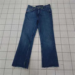 ◇ Θ 【ザラ ZARA】EUR38 デニムパンツ ストレート ジーンズ ブルー系 レディース E  【1510070015198】