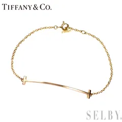 ティファニー K18PG ブレスレット Tスマイル