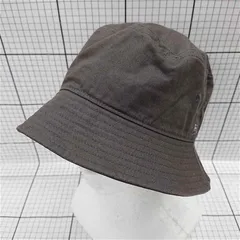 ◇ Θ 【ヘルスニット Healthknit】バケットハット コットン100% フリーサイズ ブラック系 レディース メンズ E  【1510230000224】