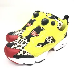 【中古】Reebok × ATMOS INSTAPUMP FURY CITRON ANIMAL 27cm FZ4432 リーボック アトモス インスタポンプフューリー シトロン アニマル[66]