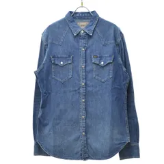 【POLORALPHLAUREN】2019年製 デニムウエスタン長袖シャツ