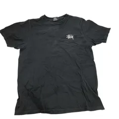 186004 STUSSY ステューシー 半袖Tシャツ S ブラック コットン