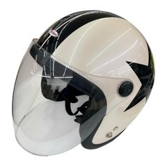 LS2 SPITFIRE ジェットヘルメット Mサイズ ホワイト - メルカリ