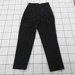 ◇ Θ 【ザラ ZARA】レディース スラックスパンツ ブラック系 Sサイズ ポリエステル混 E  【1510230008916】