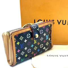 【永遠に煌めくアートの証】　LOUIS VUITTON ルイヴィトン　二つ折り財布 モノグラムマルチカラー ヴィエノワ がま口 M92988　ノワール