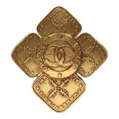 【中古】 CHANEL シャネル  ブローチ   ヴィンテージブローチ ココマーク ゴールド 真鍮 21010015 