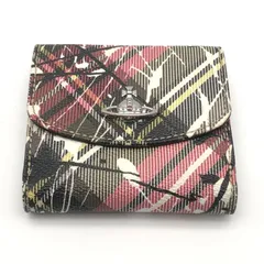 【中古】Vivienne Westwood DERBY SMALL WALLET 二つ折り財布 マルチカラー ヴィヴィアン・ウエストウッド[10][240010494196]