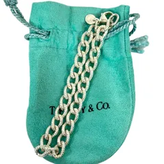 【希少・美品】TIFFANY&Co. ティファニー ツイスト ロープ チェーン ブレスレット SV925 Ag925 スターリングシルバー 銀色 バングル アクセサリー ジュエリー レディース 人気