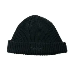 【楠本質店/元住吉】シュプリーム　SUPREME　ニットキャップ　ブラック　アクリル100％　男女兼用